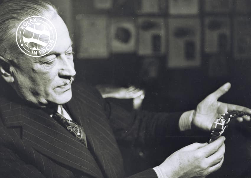 Hans Wilsdorf was a savvy marketeer who garnered plenty of publicity for his brand. 