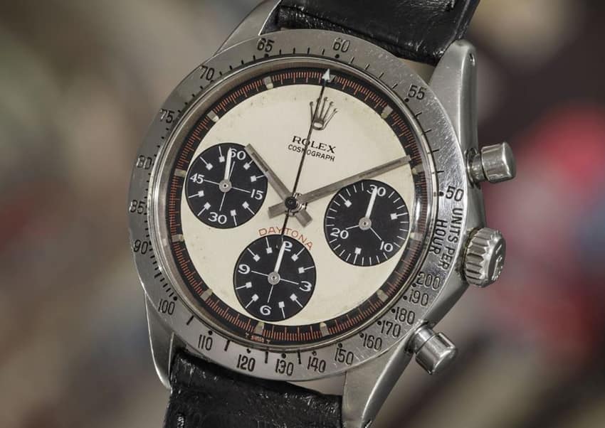 For many, contemporary Daytonas are no match for the discontinued old-style models like this 6239. Image courtesy of Phillips