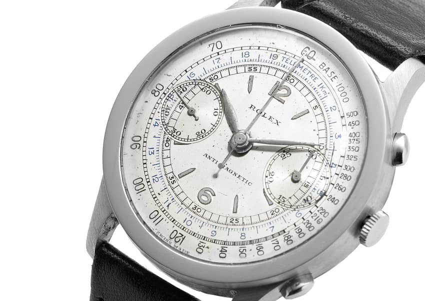 Another 1930s-era Rolex chronograph. Image courtesy of Bonhams