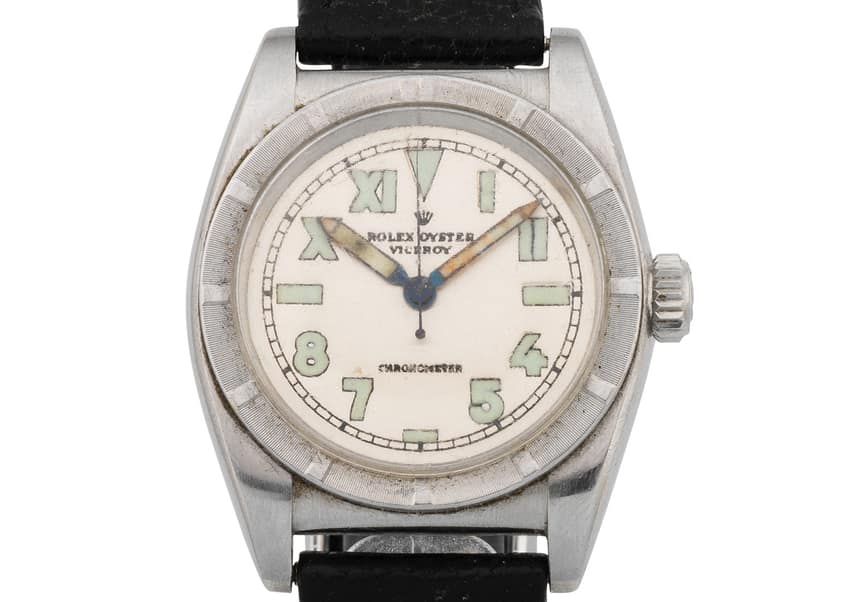 The Viceroy was an early Rolex model that was discontinued in the 1940s. Image courtesy of Bonhams