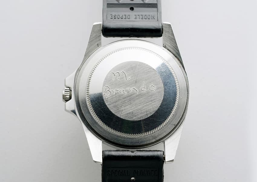 The whereabouts of Brando's own GMT was a mystery for years. Image courtesy of Phillips 