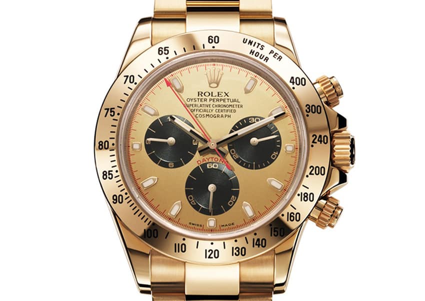The Daytona didn't get its own in-house movement until 2000