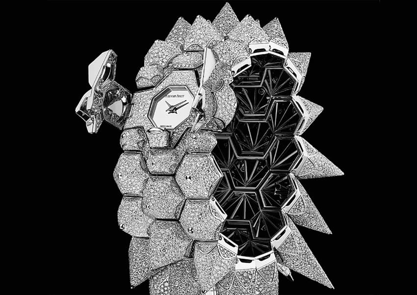 £990,000 gets you an Audemars Piguet cuff watch with over 10,000 diamonds