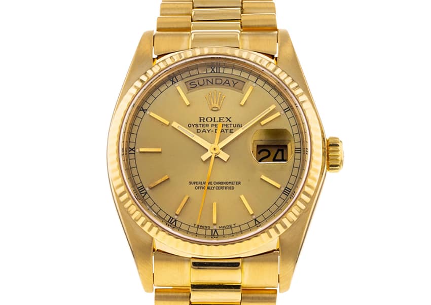 A gold Rolex Day-Date could not be more apt for a born leader like Tony Soprano  