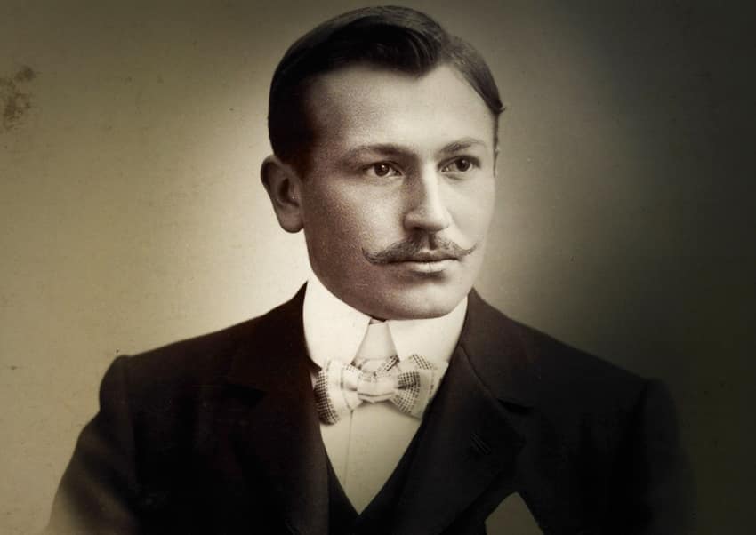 A young Hans Wilsdorf