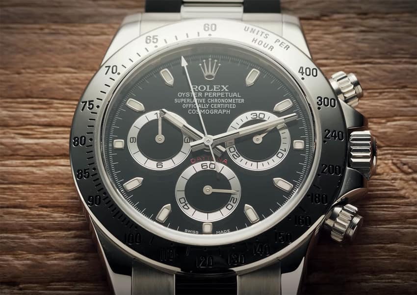 The Rolex Daytona used a Zenith movement from 1969 to 2000