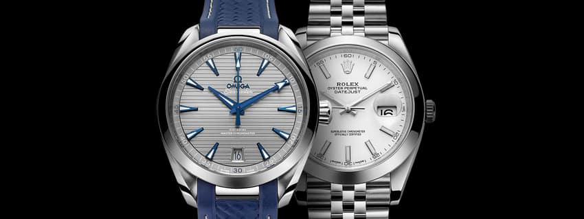 Feature: Omega Aqua Terra vs Rolex DateJust