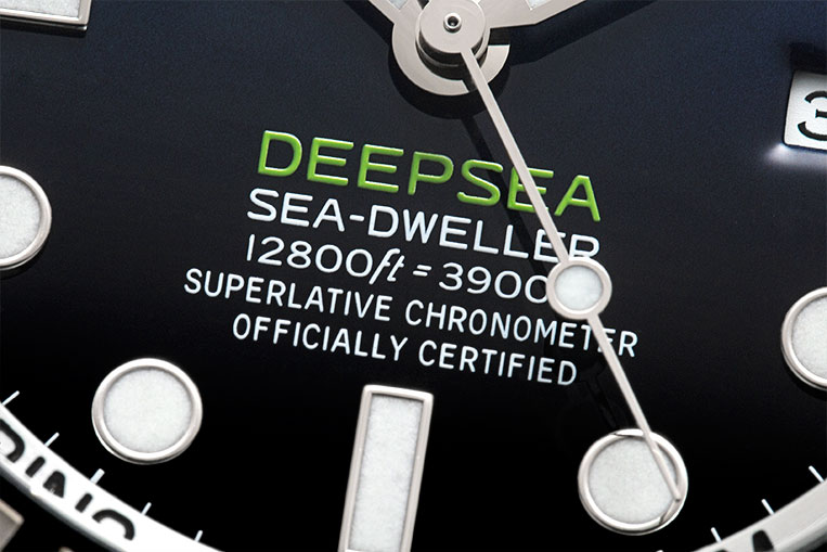 Rolex Deepsea D-Blue green highlights
