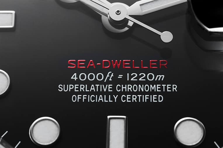 Rolex Sea-Dweller 126600 dial