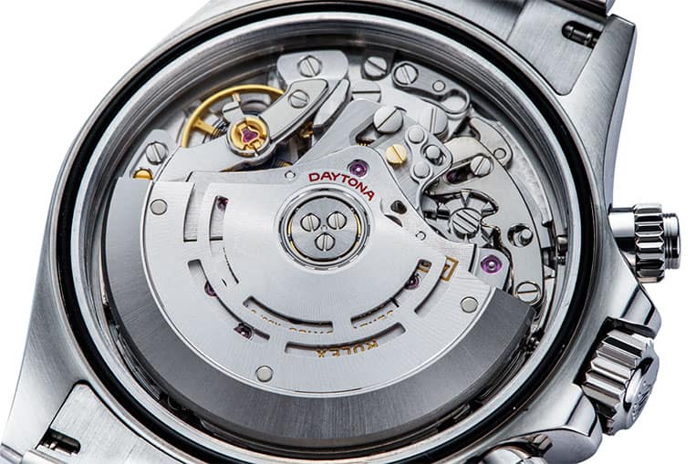 The Daytona is powered by the classic in-house calibre 4130