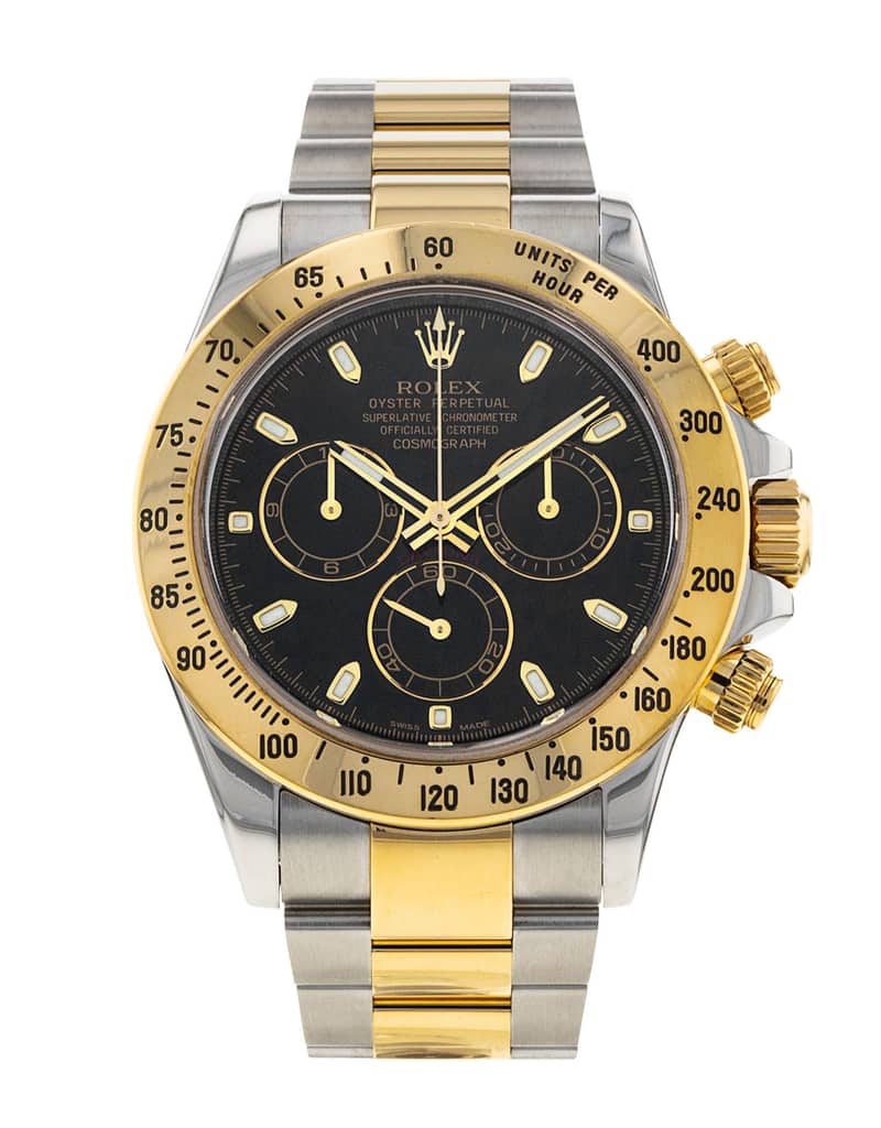 Rolex Cosmograph Daytona 116523, White dial, 40mm Yellow Gold