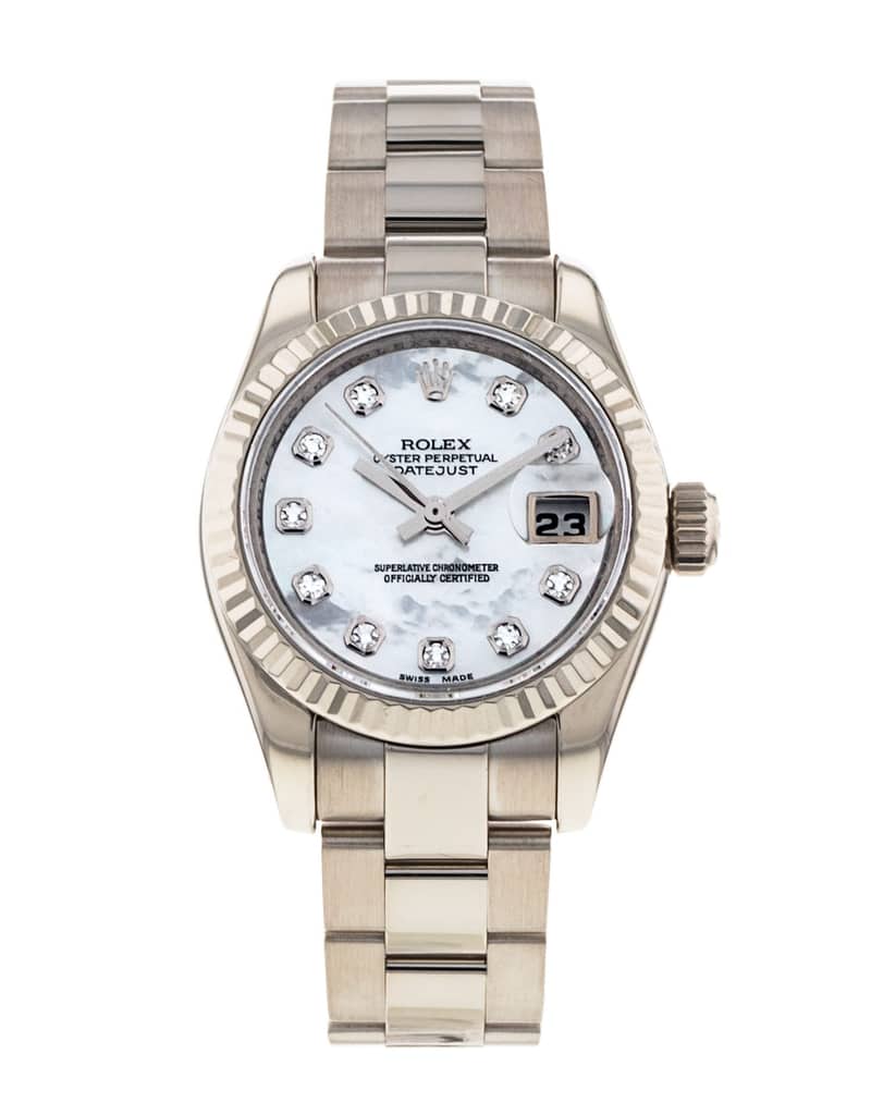 Rolex Lady-Datejust 179179, Mother-of-Pearl dial, 31mm Steel & Yellow Gold