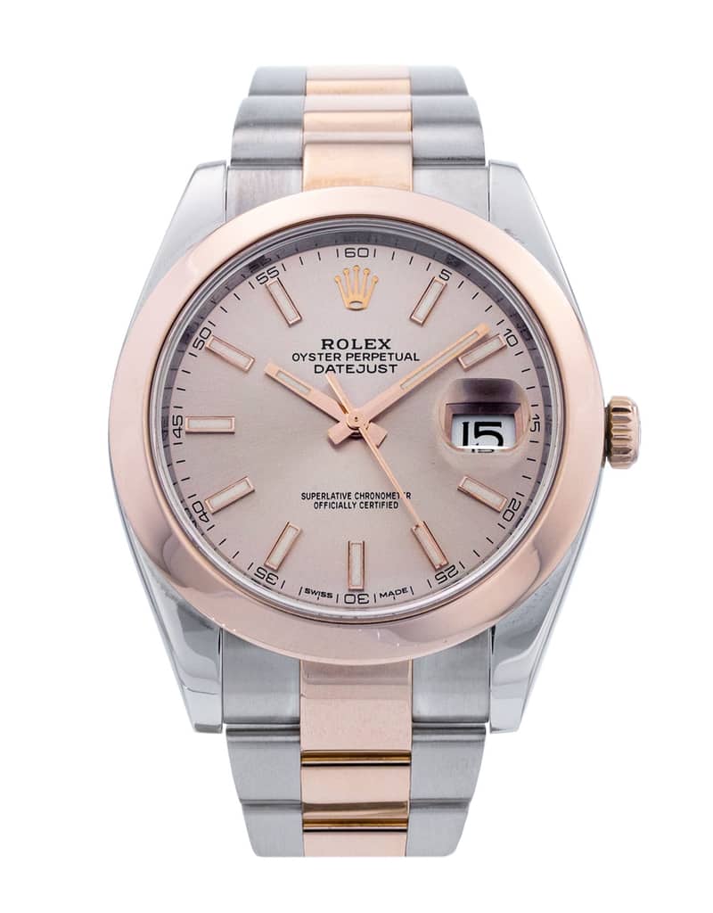 Rolex Datejust 126301, Slate dial, 41mm Steel & Yellow Gold