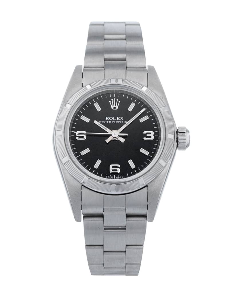 Rolex Oyster Perpetual 76030, Black dial, 36mm Oystersteel