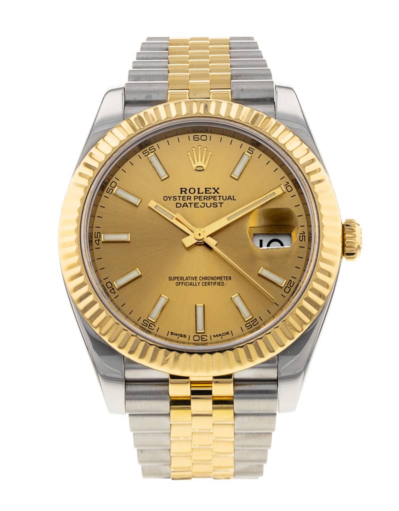 Rolex Datejust 126333, White dial, 41mm Everose Rolesor