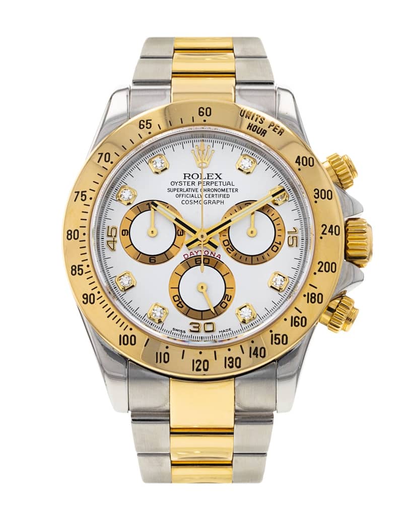 Rolex Cosmograph Daytona 116523, Silver dial, 40mm Platinum