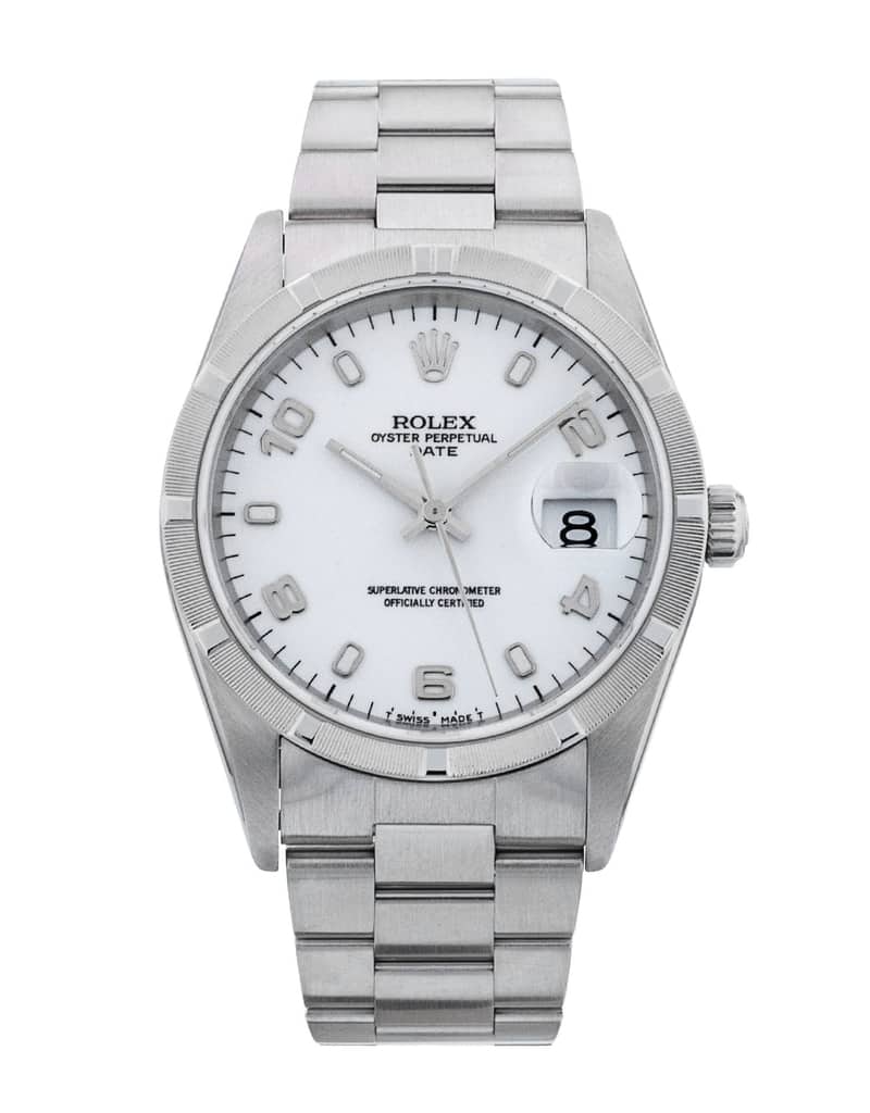 Rolex Oyster Perpetual 15210, Pink dial, 34mm Oystersteel