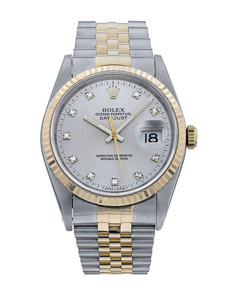 Rolex Datejust 16233, Mother-of-Pearl dial, 41mm Steel & Yellow Gold