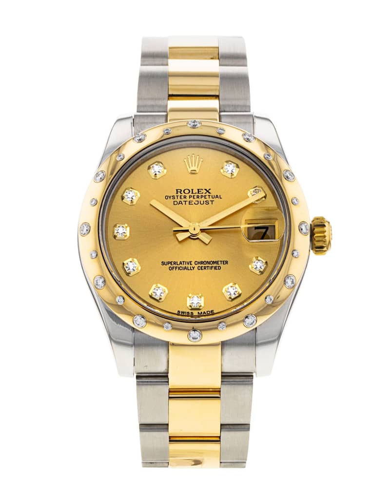 Rolex Lady-Datejust 178343, Mother-of-Pearl dial, 31mm Everose Rolesor