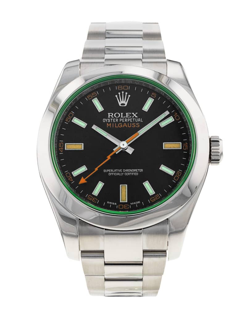 Rolex Milgauss 116400 GV, Black dial, 40mm Oystersteel
