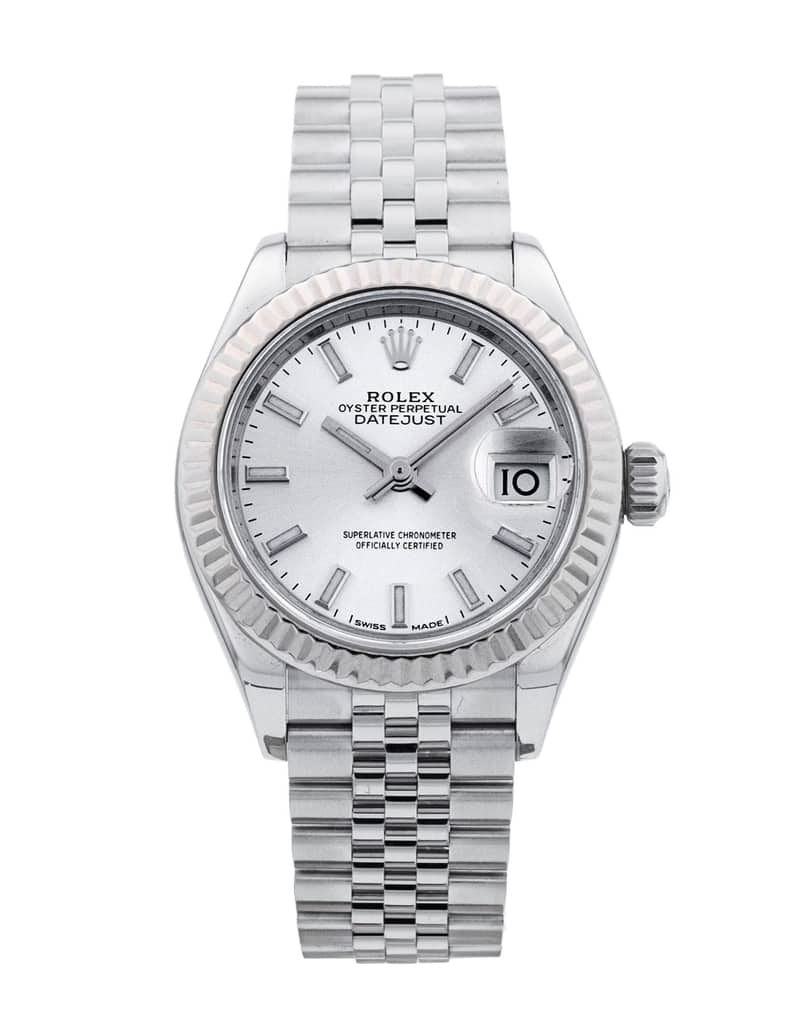 Rolex Lady-Datejust 279174, White dial, 28mm Steel & Yellow Gold