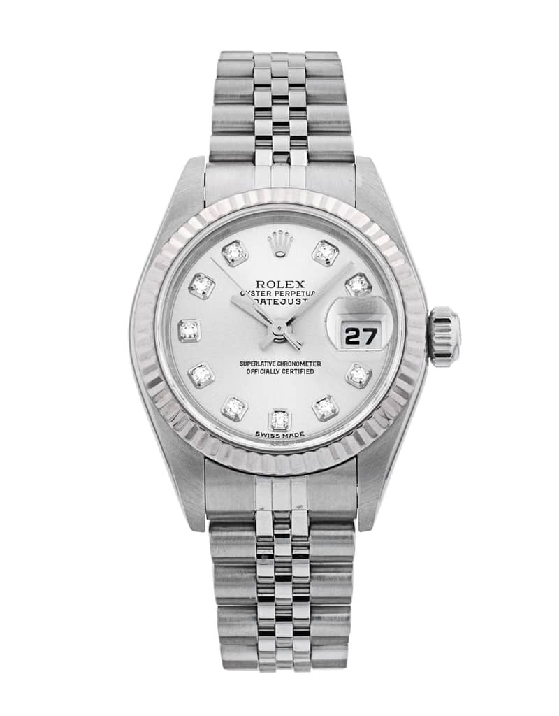 Rolex Lady-Datejust 79174, Silver dial, 31mm Steel & Yellow Gold