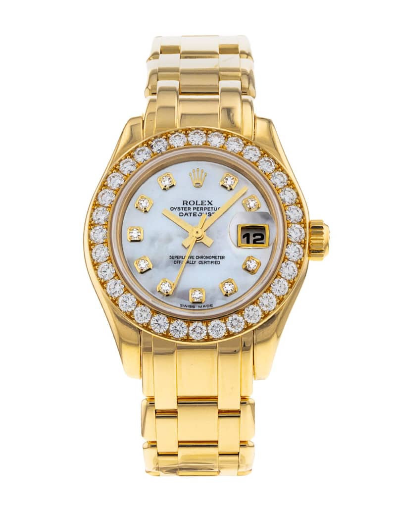 Rolex Pearlmaster 80298, Pink dial, 34mm Everose Gold