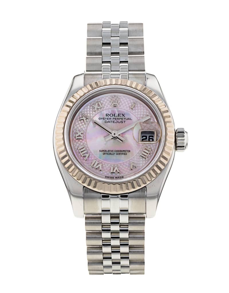 Rolex Lady-Datejust 179174, Pink dial, 31mm Everose Rolesor