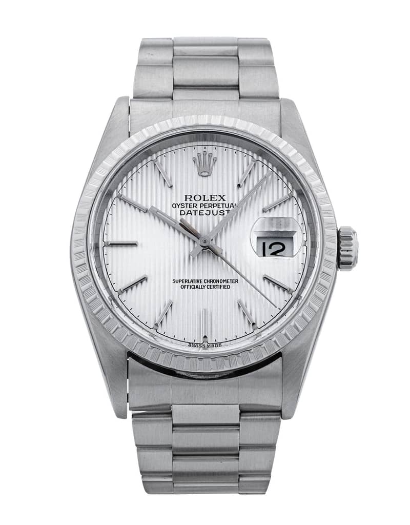 Rolex Datejust 16220, Brown dial, 36mm Steel & Yellow Gold