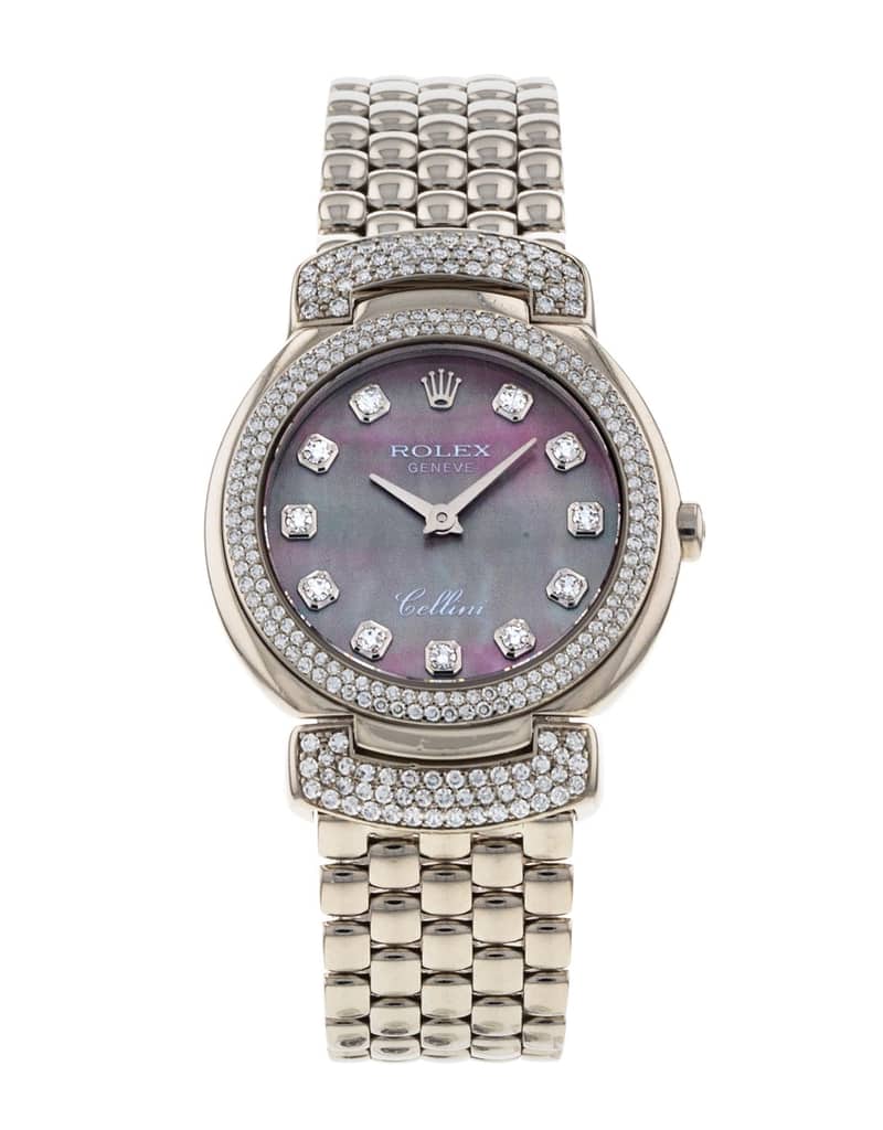 Rolex Cellini 6673, Silver dial, 39mm Everose Gold