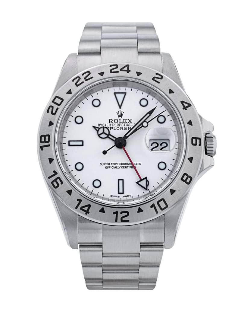 Rolex Explorer II 16570, White dial, 42mm Oystersteel