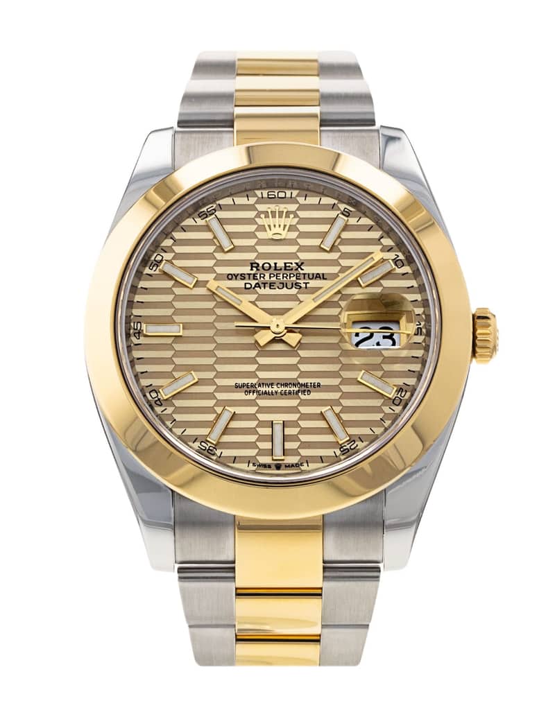 Rolex Datejust 126303, Slate dial, 41mm Steel & Yellow Gold