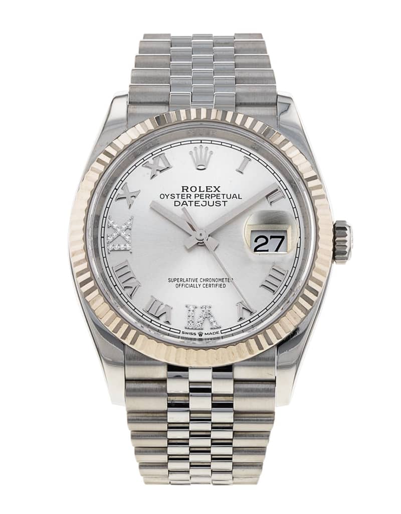 Rolex Datejust 126234, Slate dial, 36mm Oystersteel