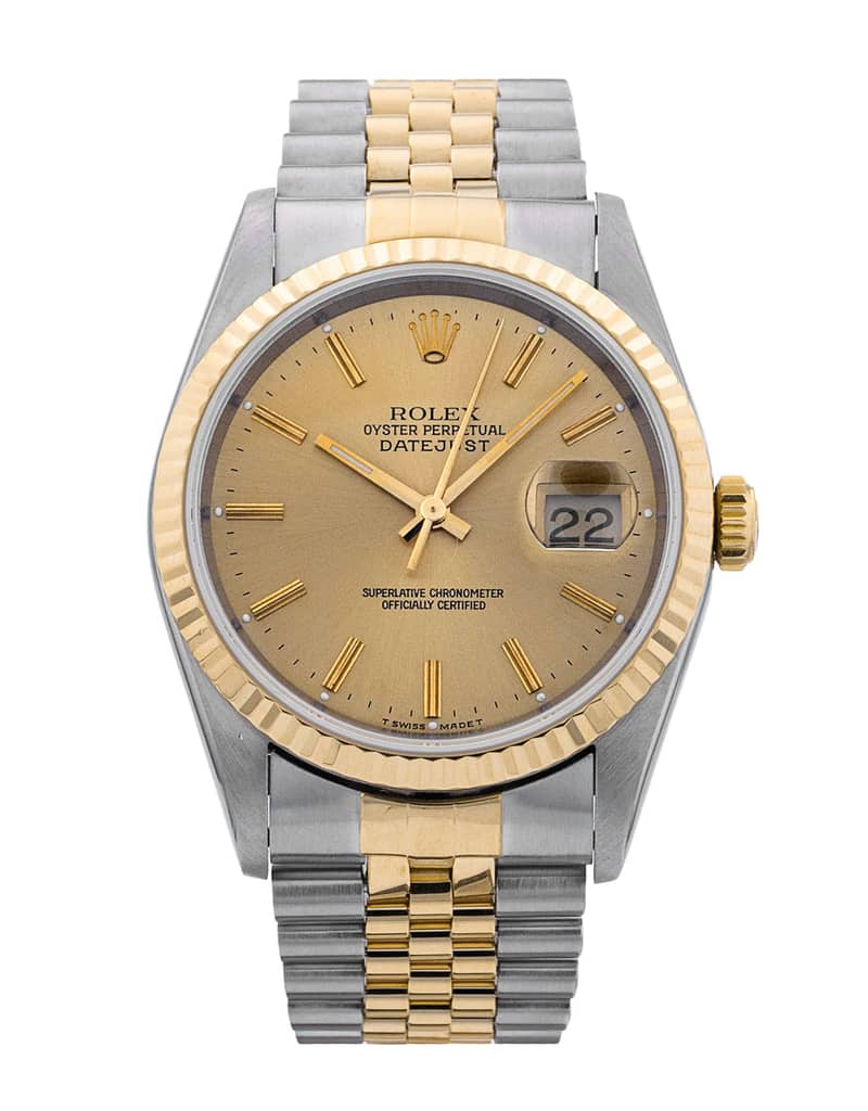 Rolex Datejust 16233, Brown dial, 41mm Oystersteel