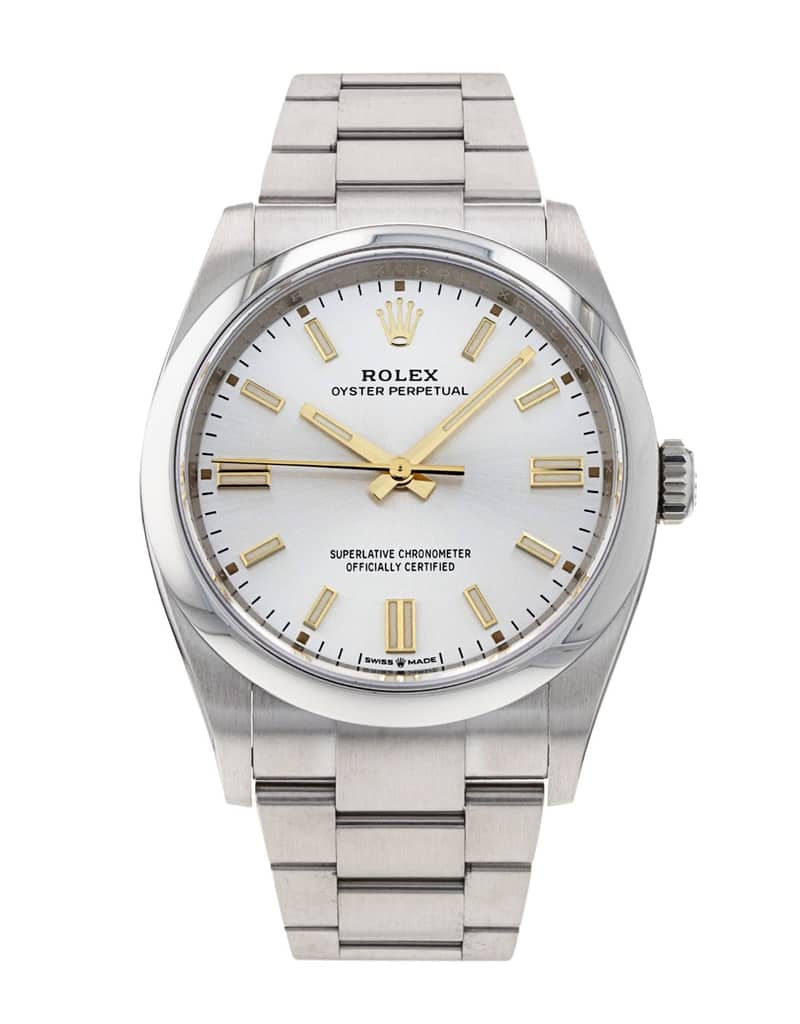 Rolex Oyster Perpetual 126000, Black dial, 34mm Oystersteel