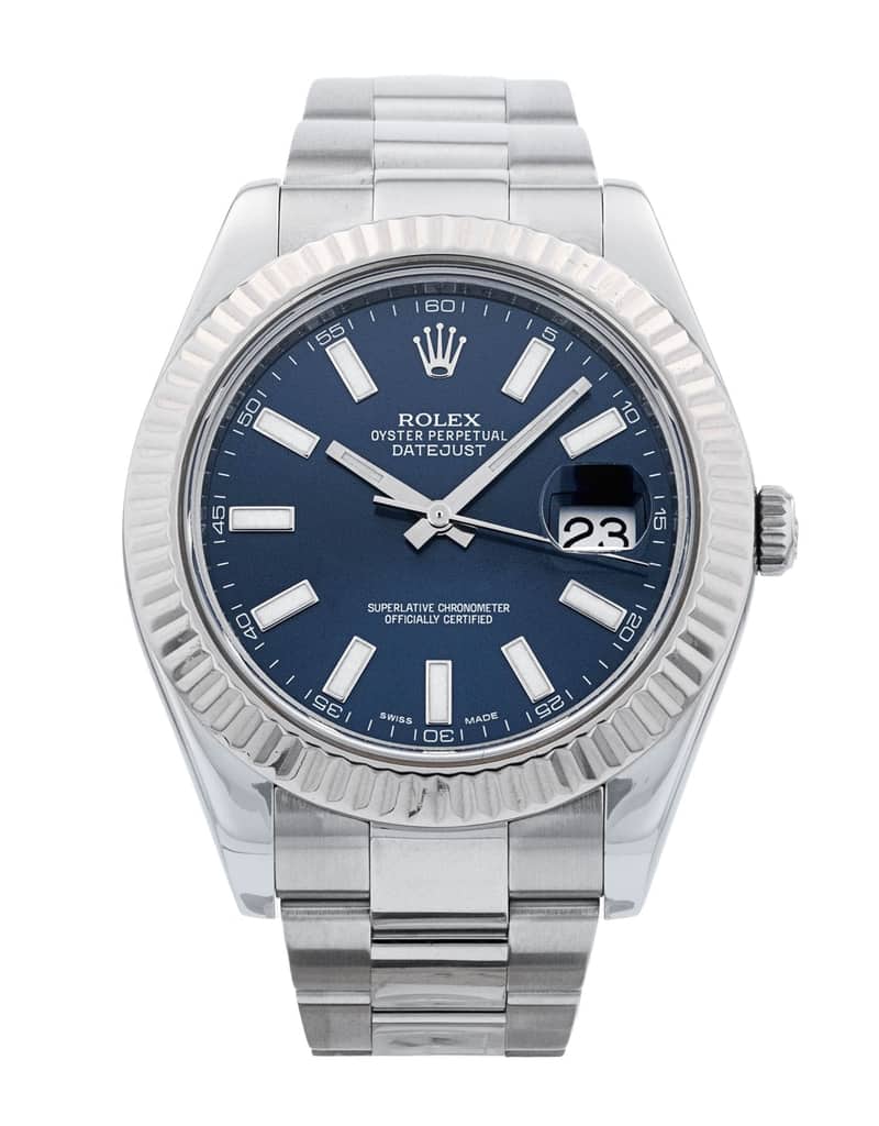 Rolex Datejust 116334, Silver dial, 36mm Steel & Yellow Gold