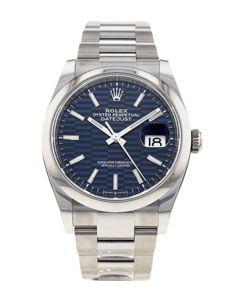 Rolex Datejust 126200, Brown dial, 36mm Steel & Yellow Gold