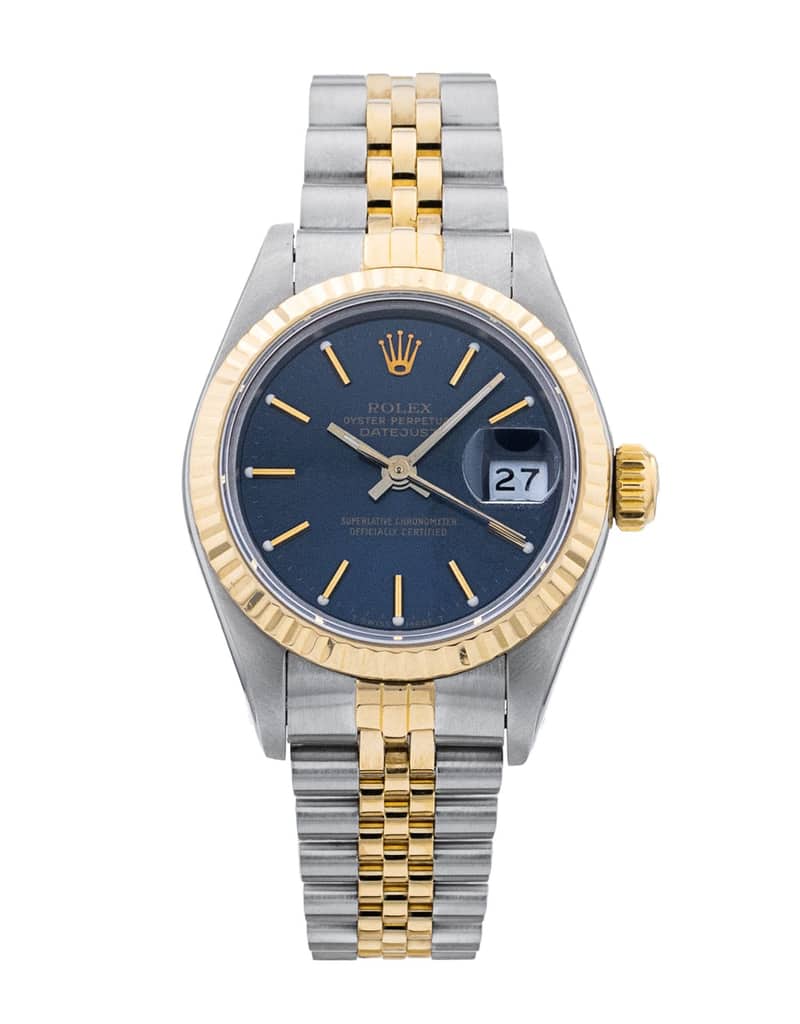 Rolex Lady-Datejust 69173, Mother-of-Pearl dial, 28mm Everose Rolesor