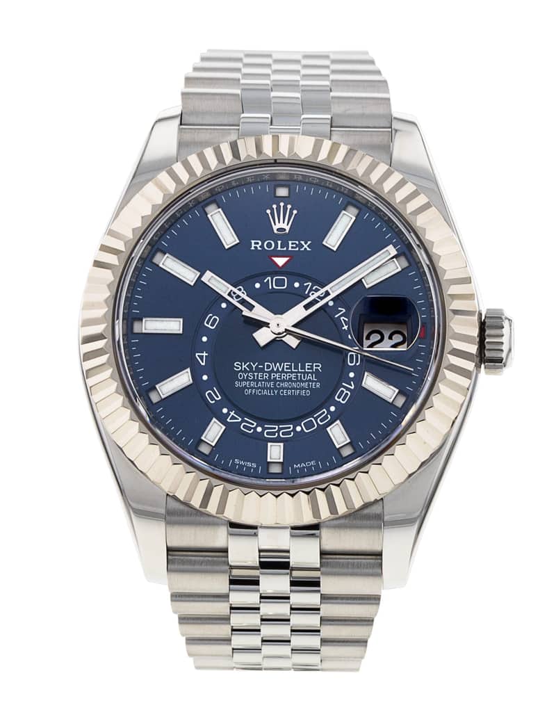 Rolex Sky-Dweller 326934, Blue dial, 42mm Yellow Rolesor