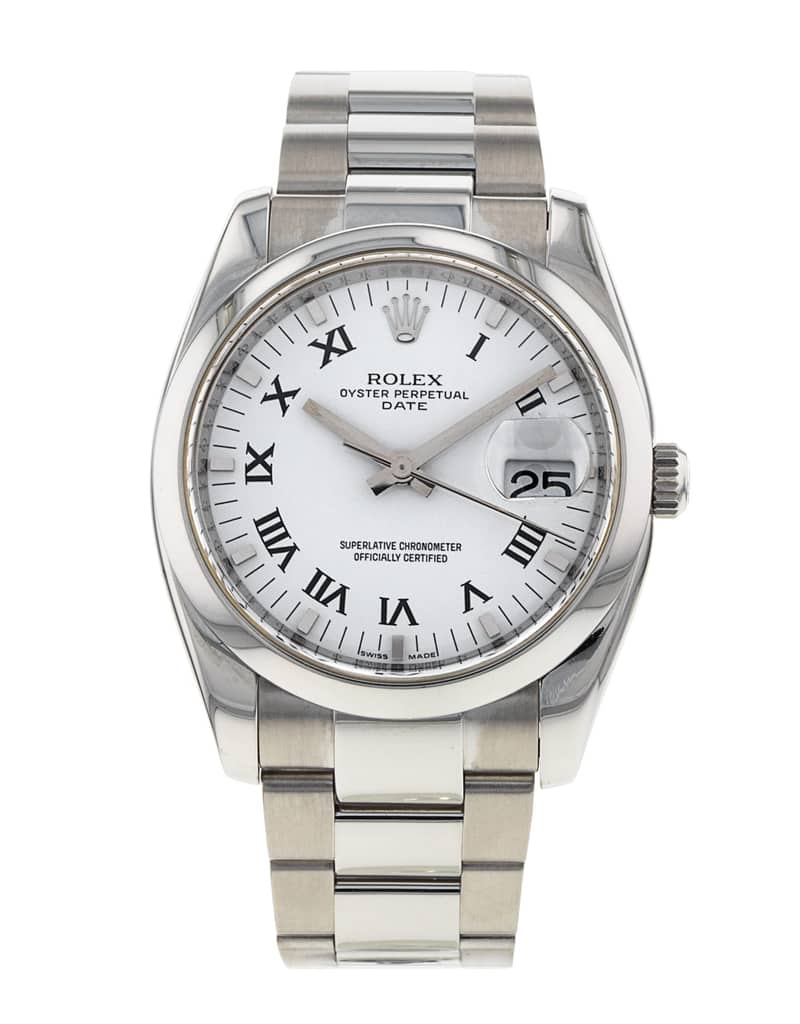 Rolex Oyster Perpetual 115200, White dial, 34mm Oystersteel