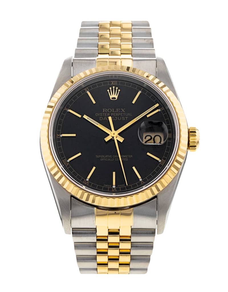 Rolex Datejust 16233, Rhodium dial, 41mm Oystersteel