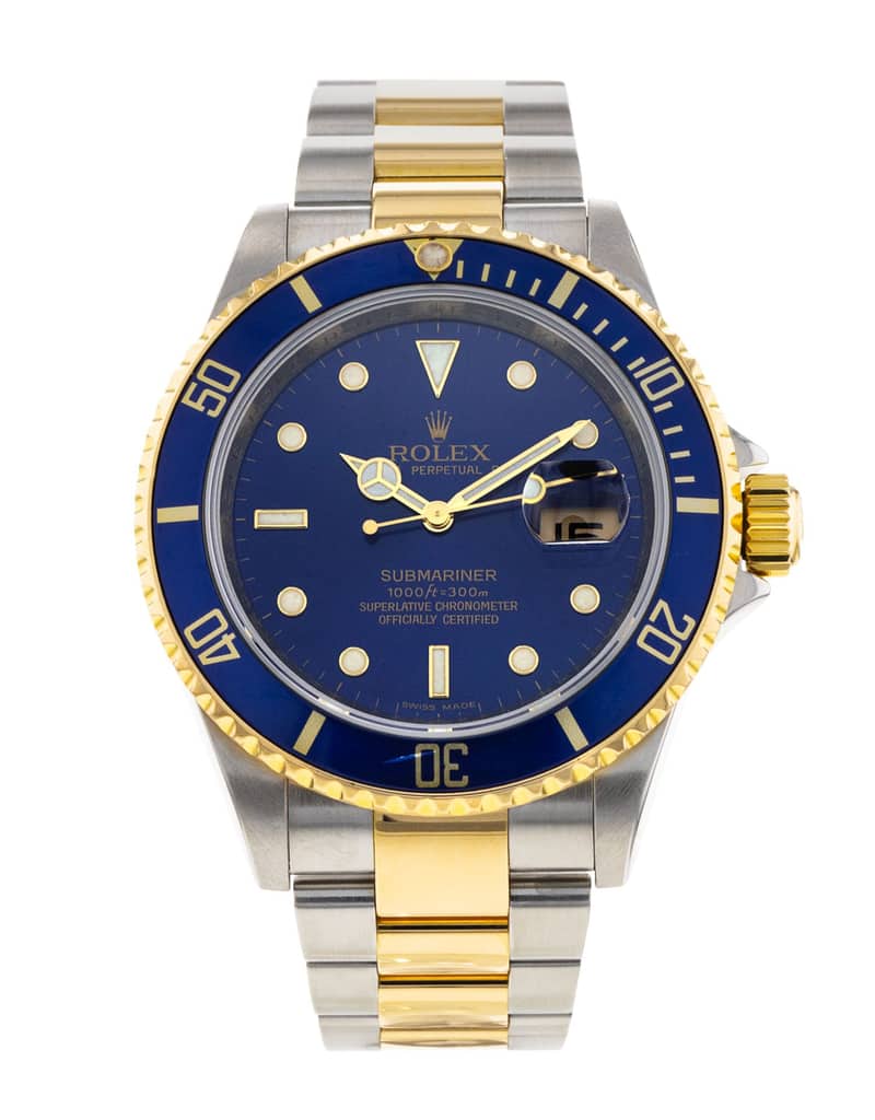 Rolex Submariner 16613, Blue dial, 41mm Everose Rolesor
