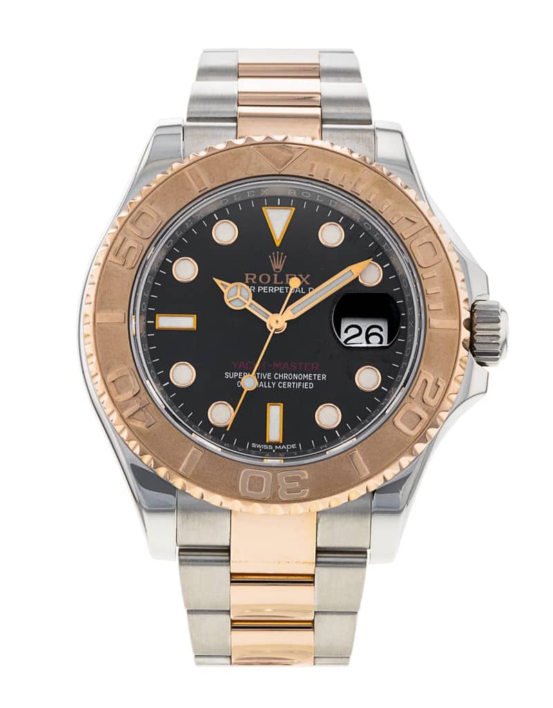 Rolex Yacht-Master 116621, Black dial, 37mm White Gold