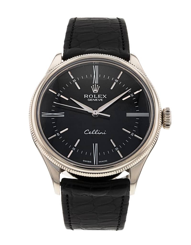 Rolex Cellini 50509, White dial, 39mm Everose Gold