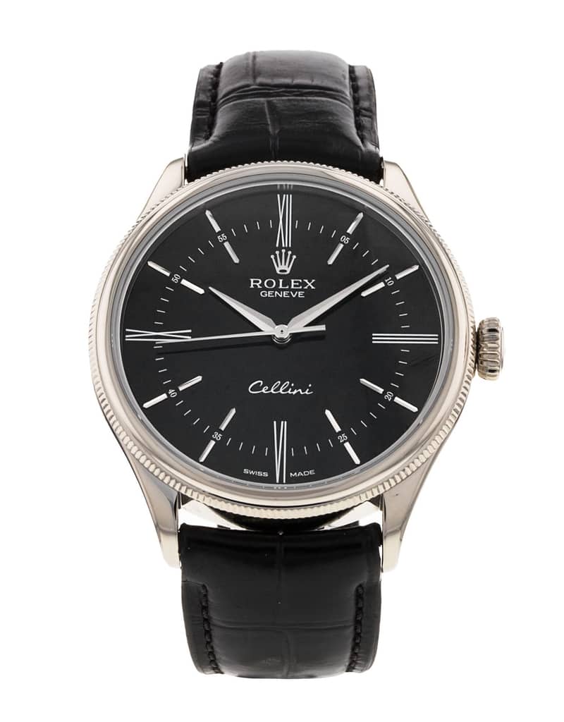 Rolex Cellini 50509, White dial, 39mm Everose Gold