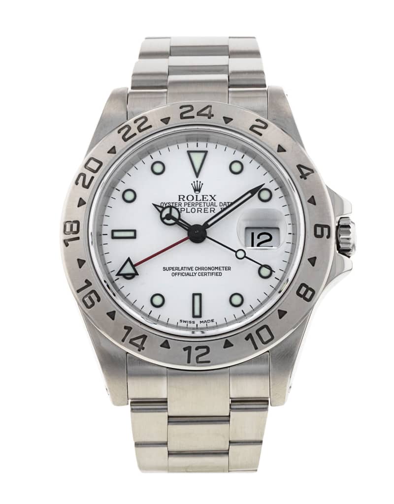 Rolex Explorer II 16570, White dial, 42mm Oystersteel