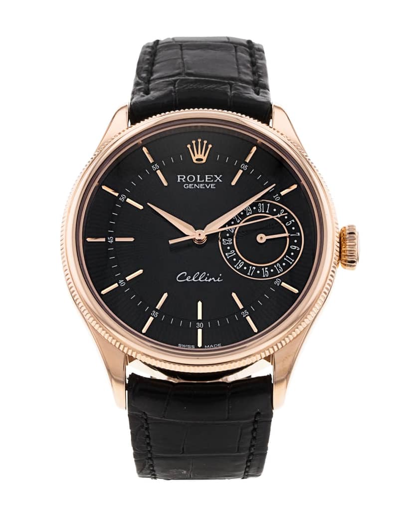 Rolex Cellini 50515, White dial, 39mm White Gold