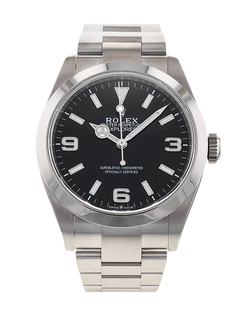 Rolex Explorer 224270, Black dial, 36mm Oystersteel