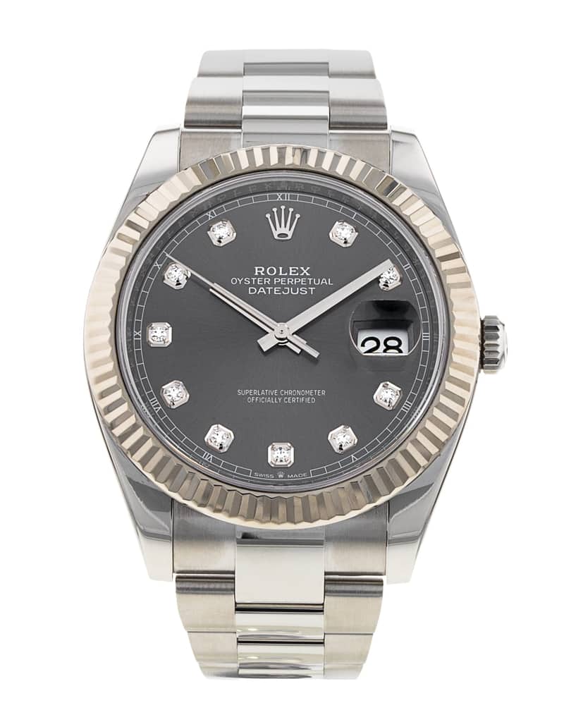 Rolex Datejust 126334, Slate dial, 36mm Steel & Yellow Gold