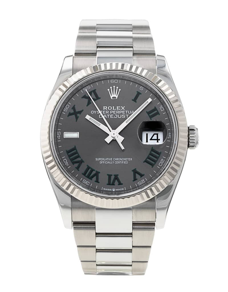 Rolex Datejust 126234, Green dial, 41mm Oystersteel
